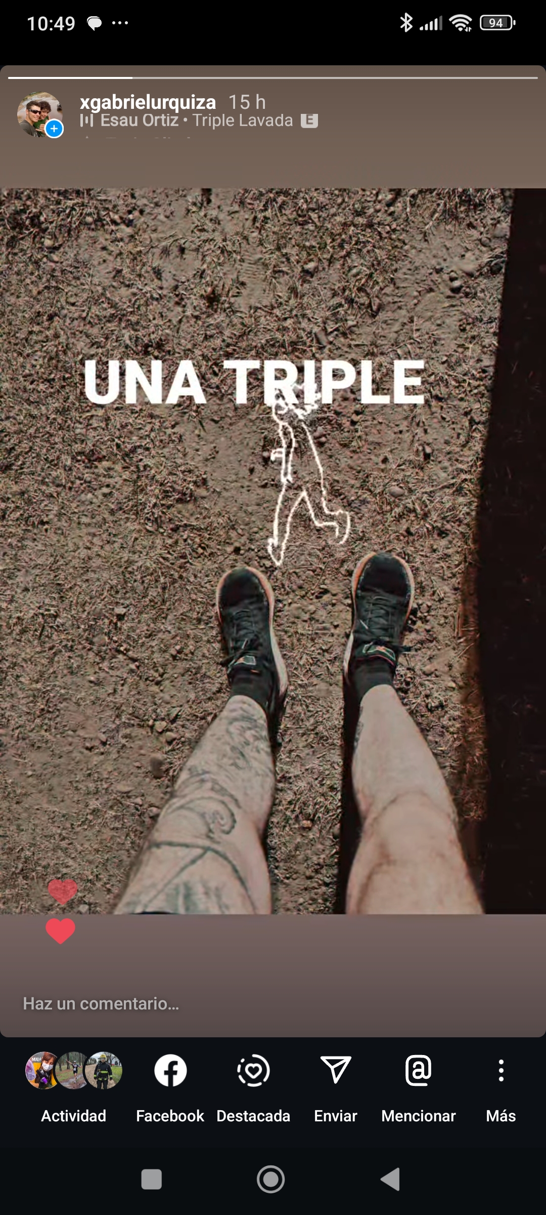 imagen participante carrera