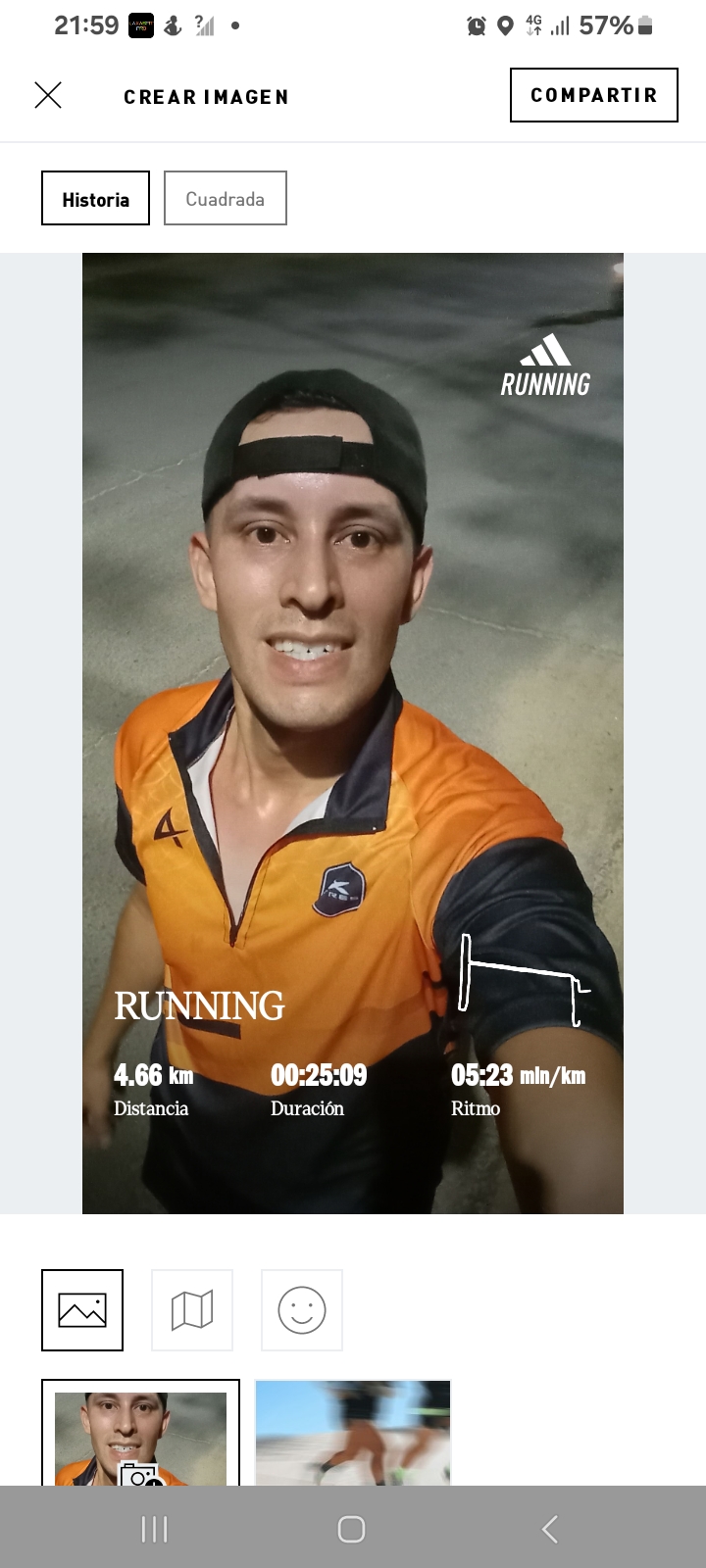 imagen participante carrera