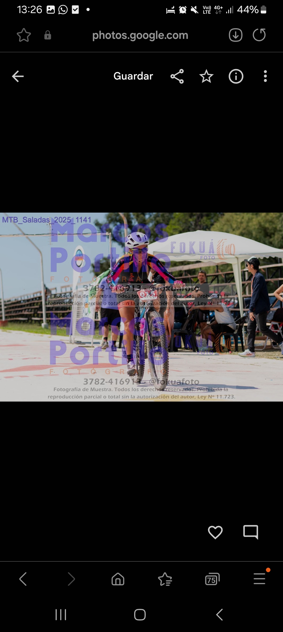 imagen participante carrera