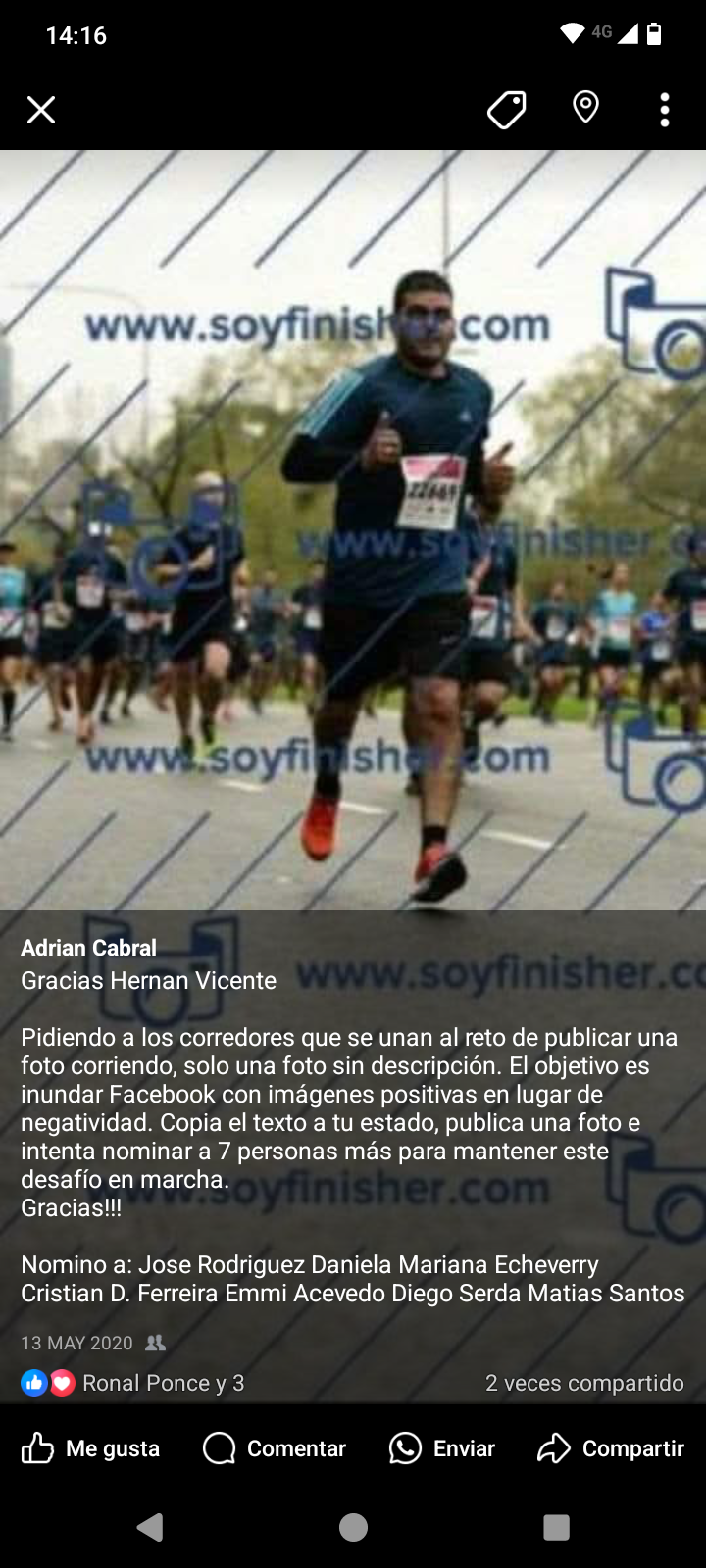 imagen participante carrera
