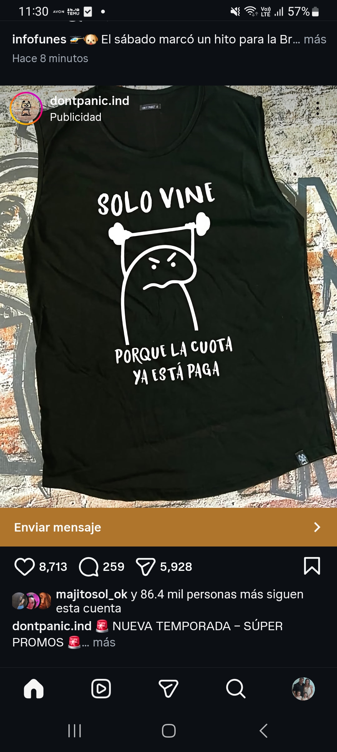 imagen participante carrera