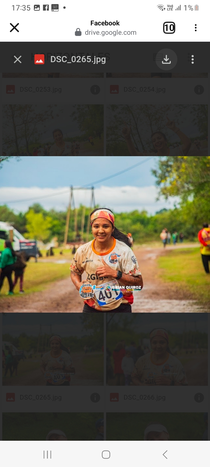 imagen participante carrera