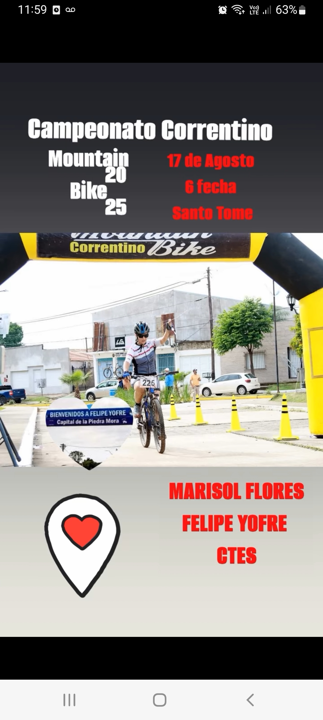 imagen participante carrera