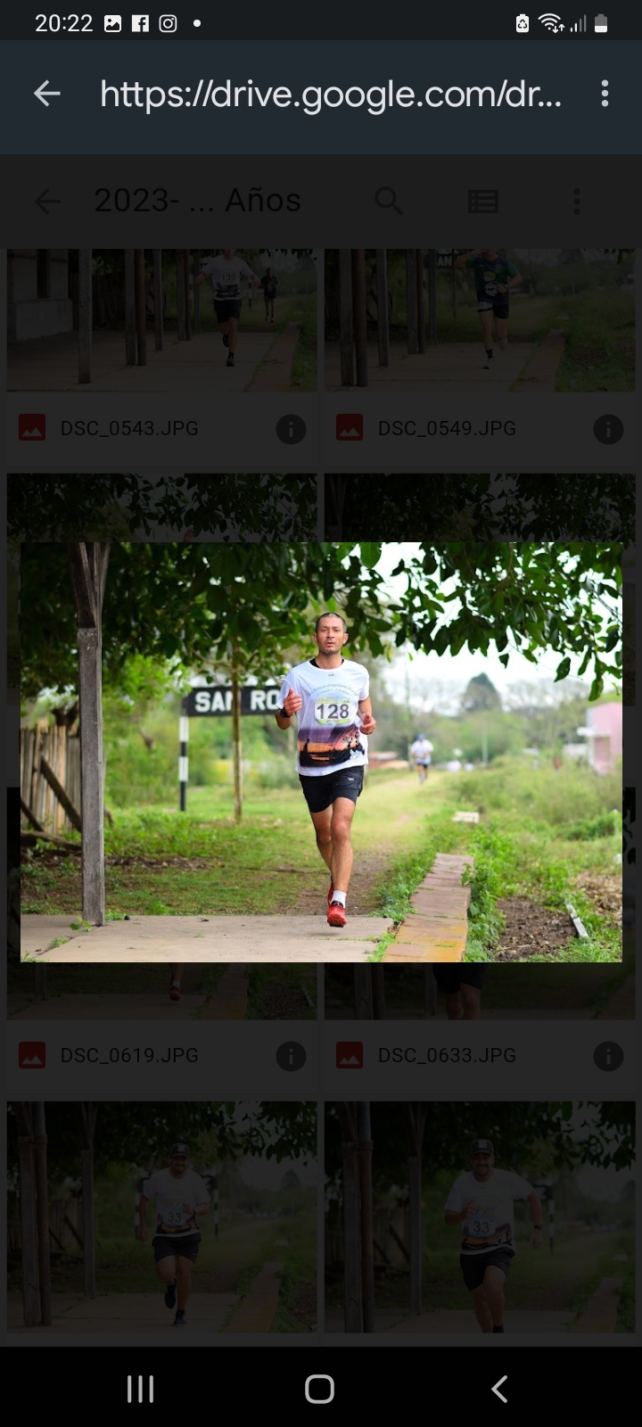 imagen participante carrera