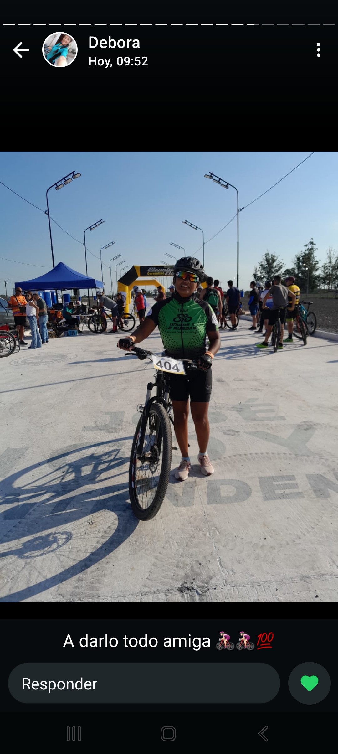 imagen participante carrera