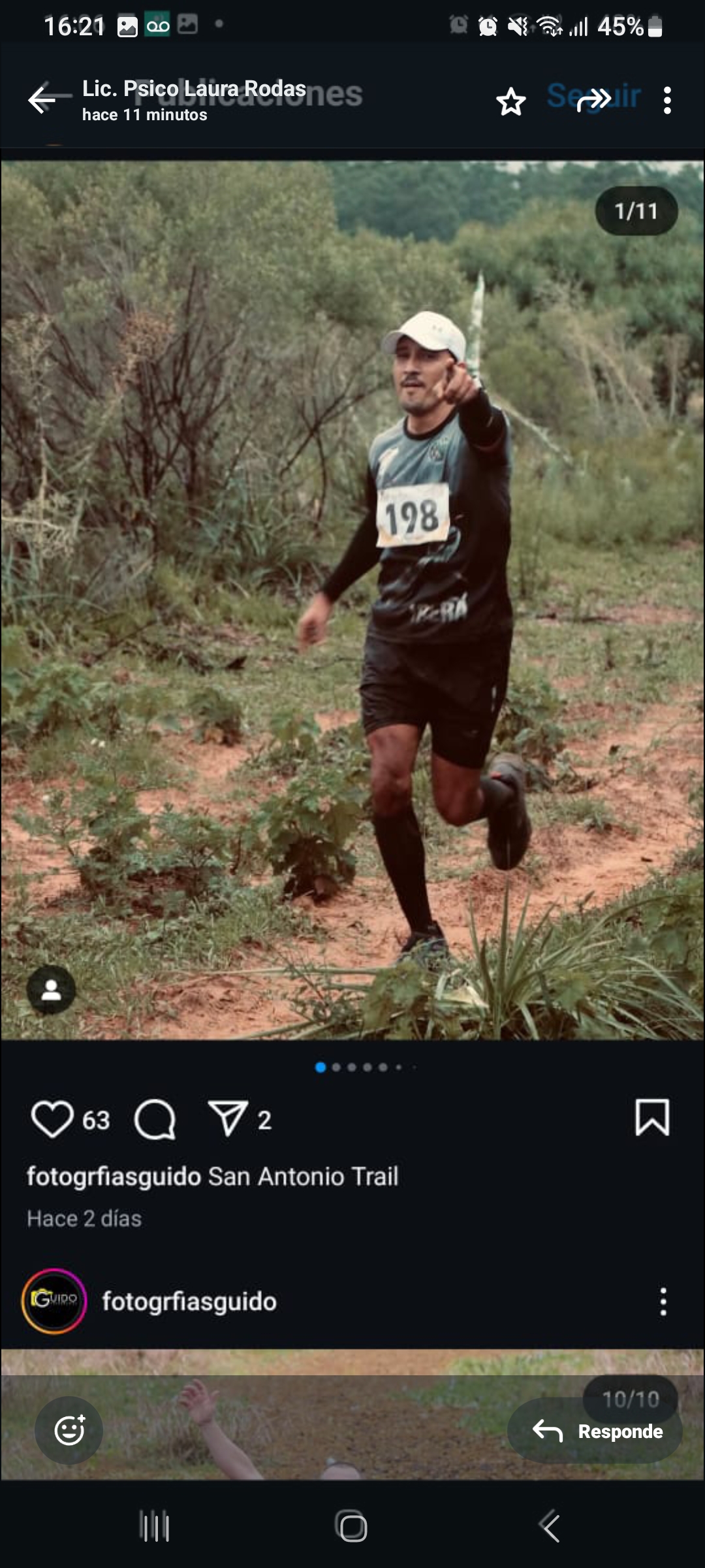 imagen participante carrera