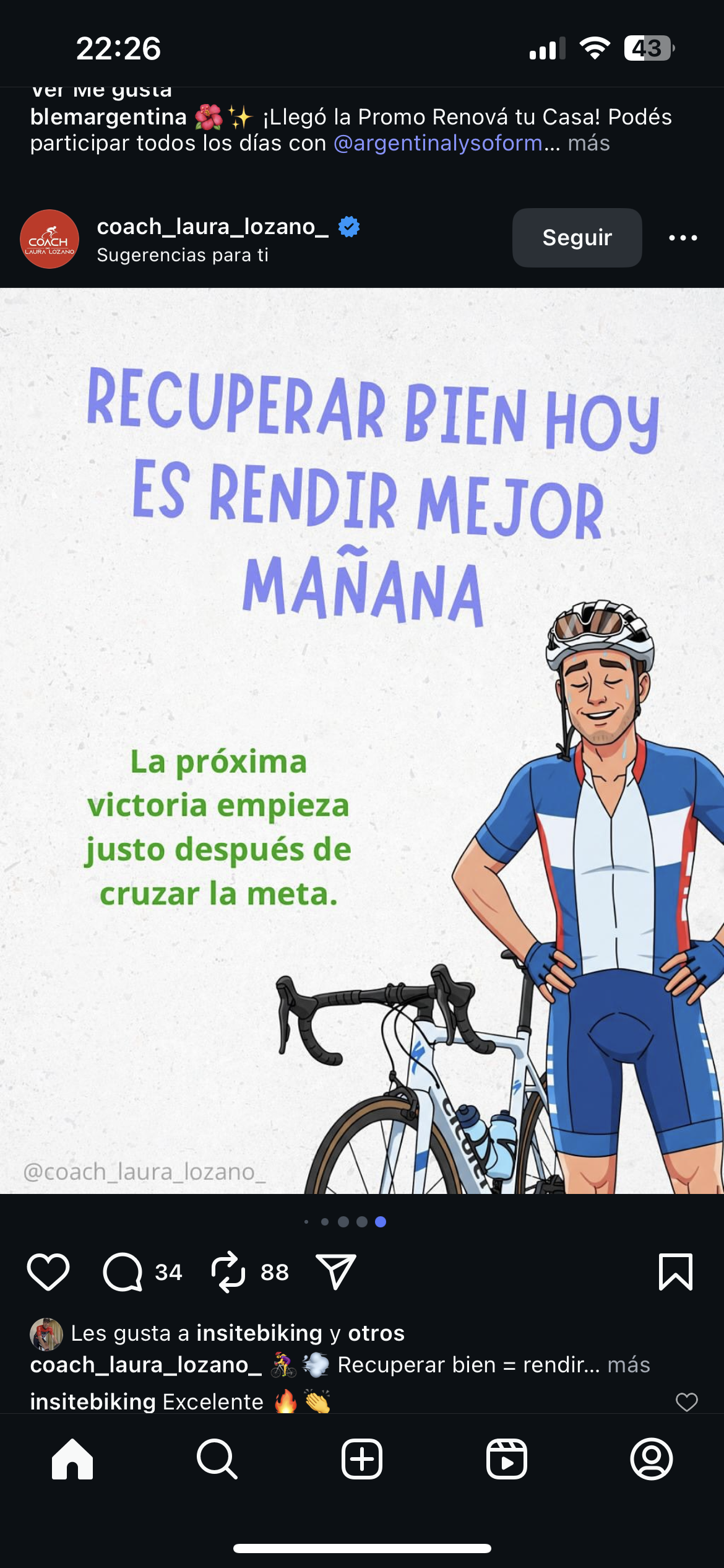 imagen participante carrera