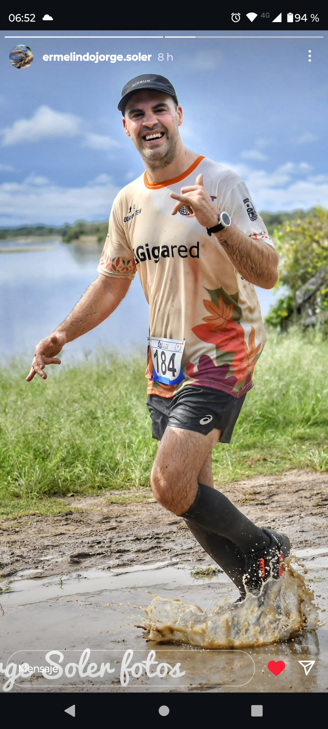 imagen participante carrera