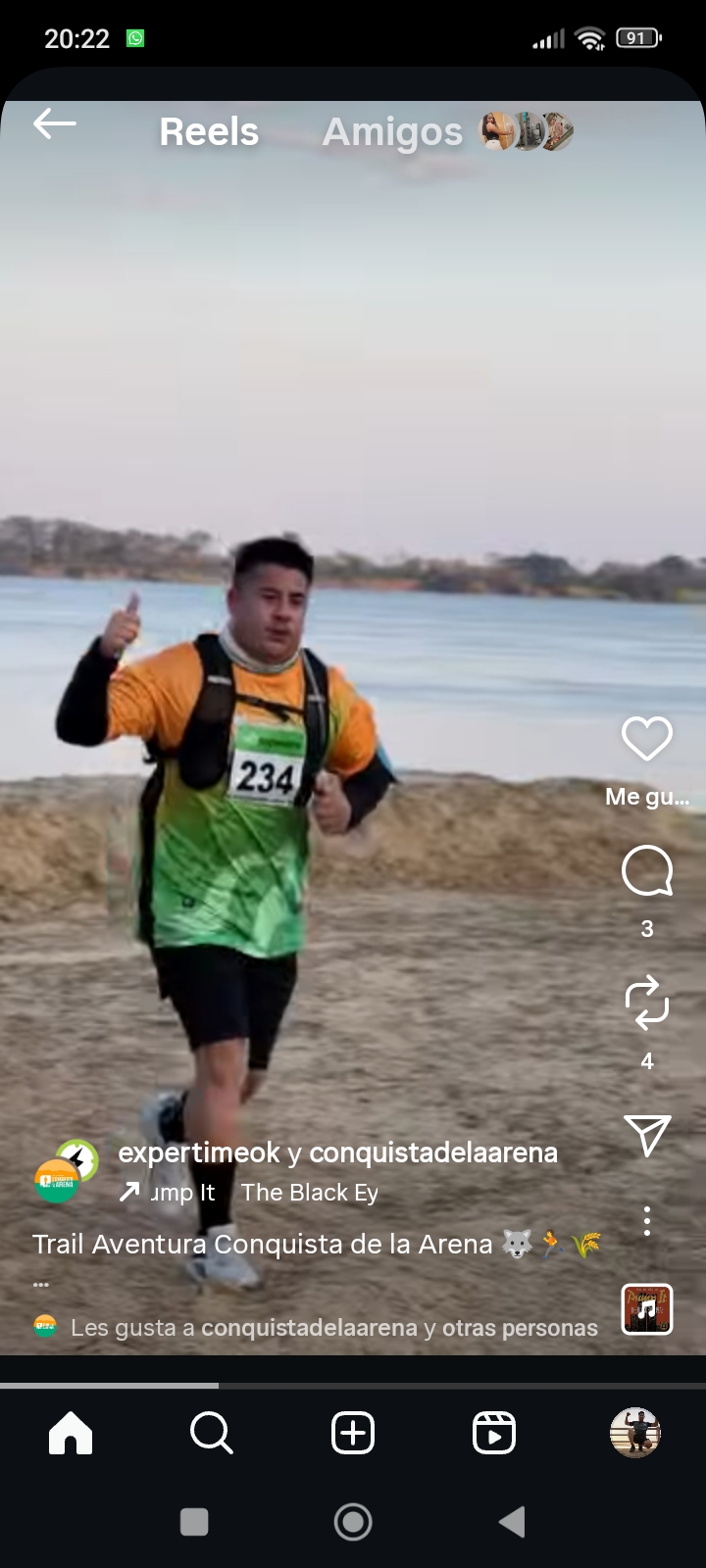 imagen participante carrera