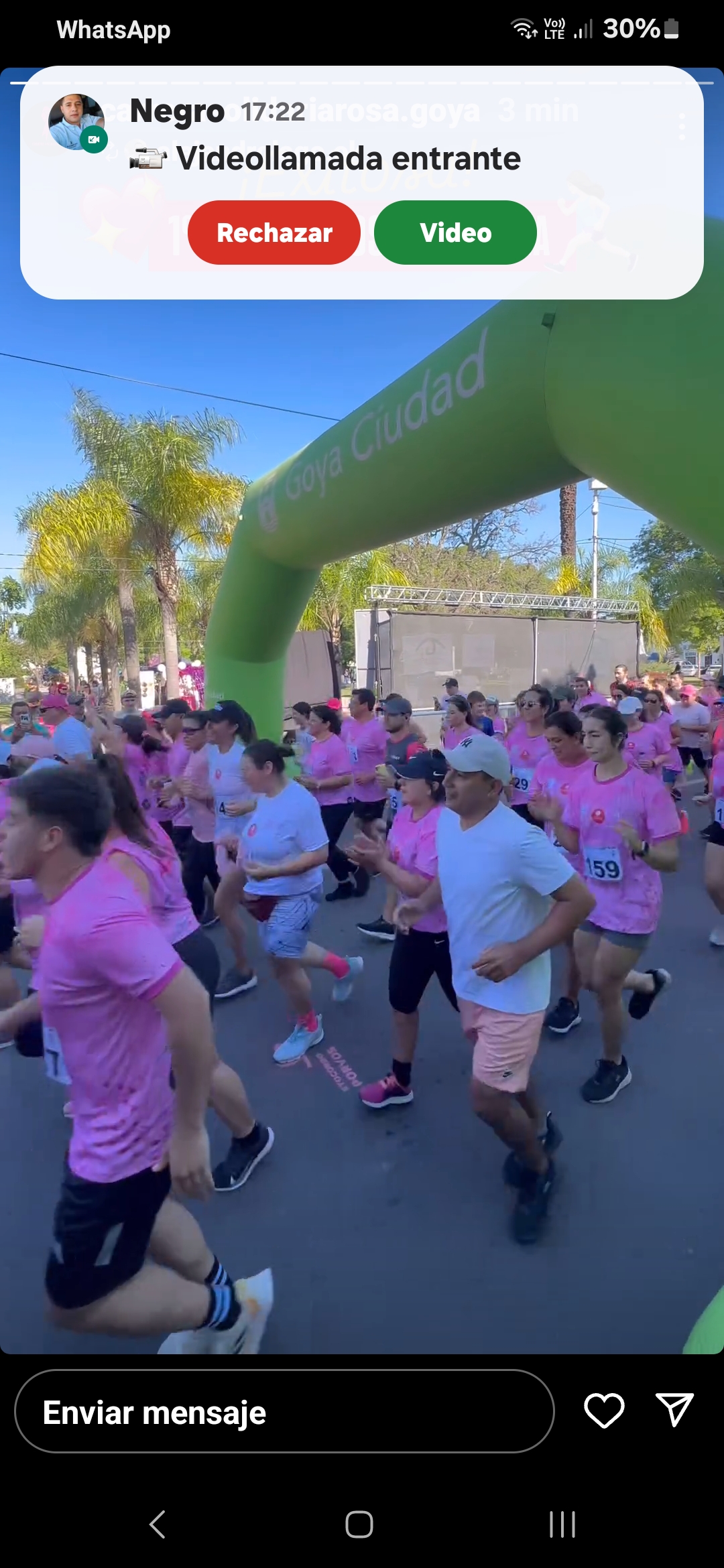 imagen participante carrera