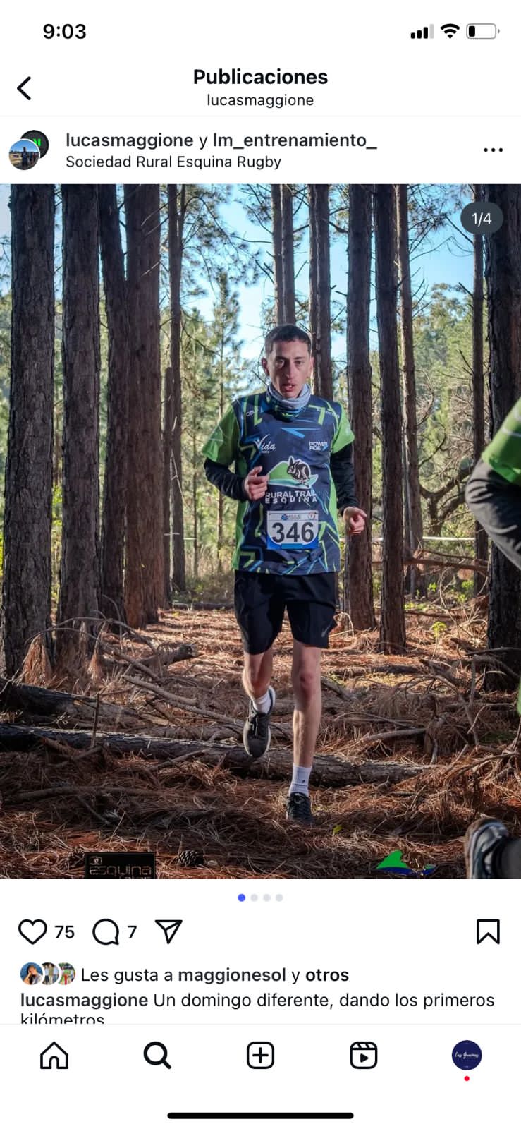 imagen participante carrera