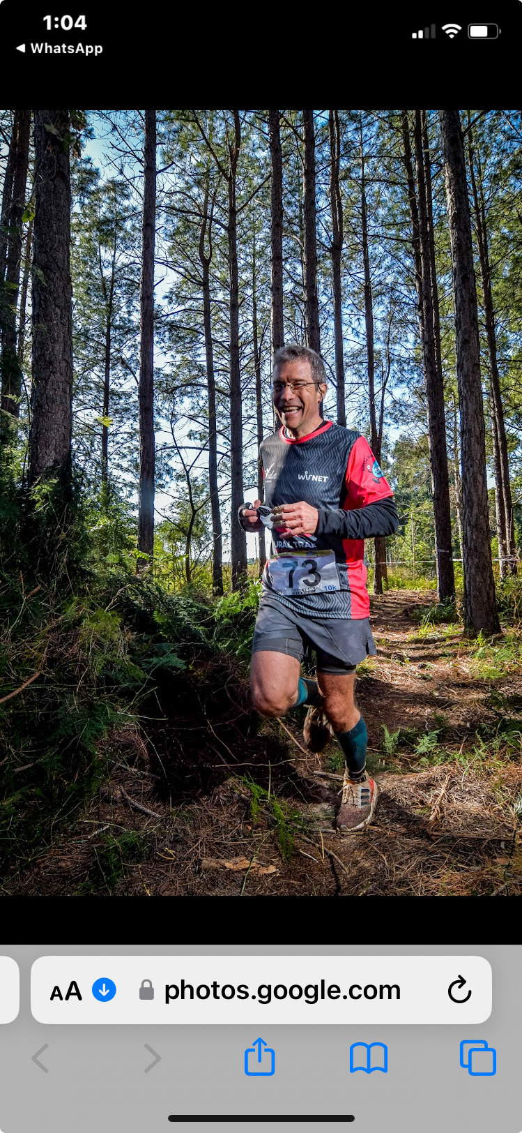 imagen participante carrera