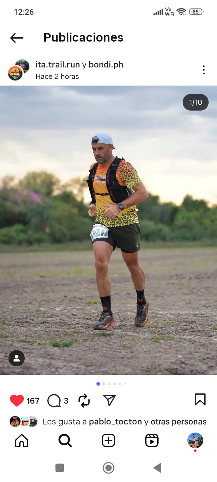 imagen participante carrera